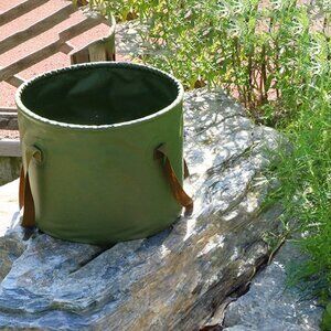 Outdoor Camping Foldable Round Bucket Portable Picnics Water Storage Fishing,20L